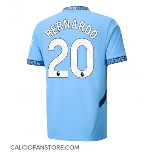 Maglia Calcio Manchester City Bernardo Silva #20 Prima Divisa 2024-25 Manica Corta